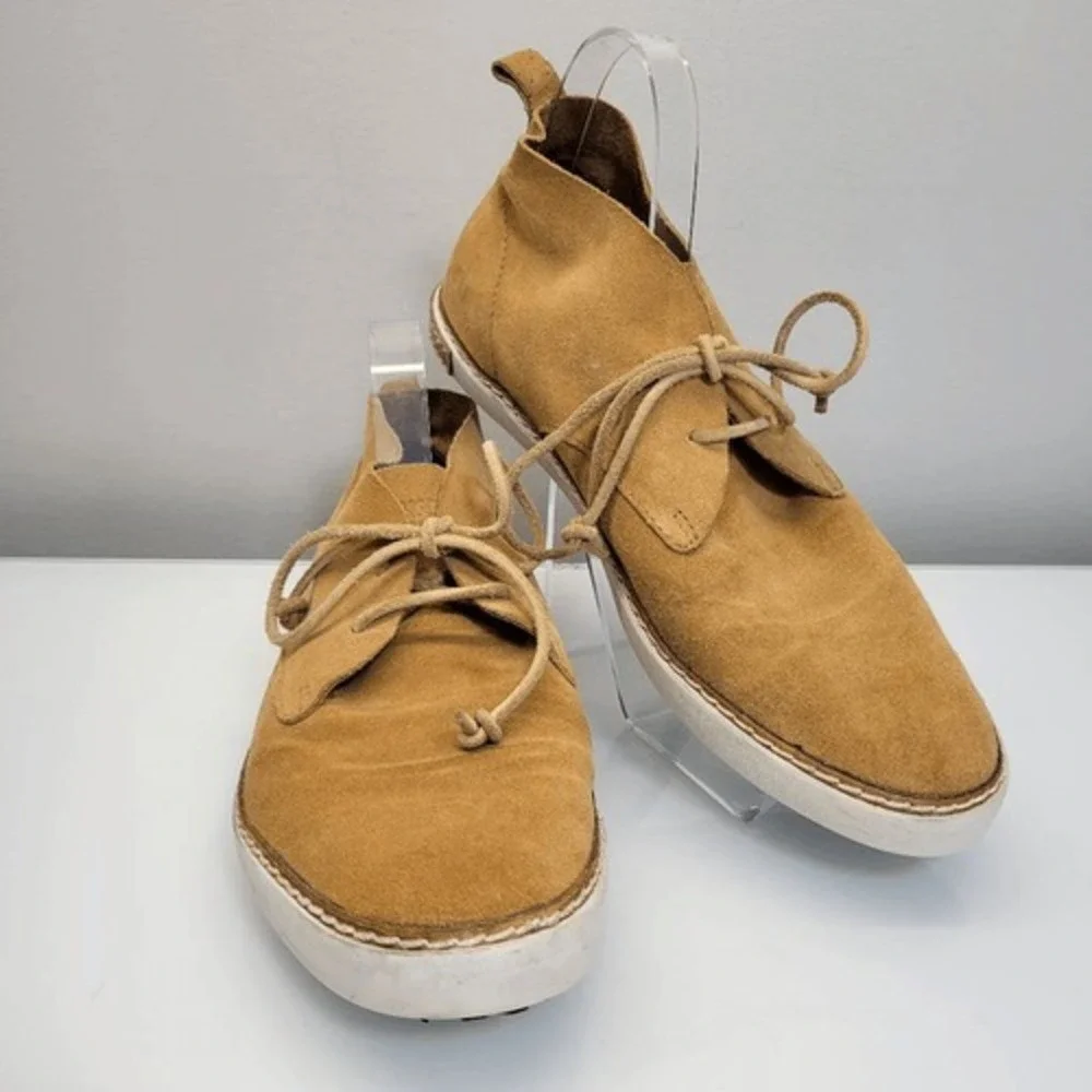Blackstone Chukka Boots Shoe Men EU 42 US 9 Tan Camel Brown Suede Desert Sneaker
